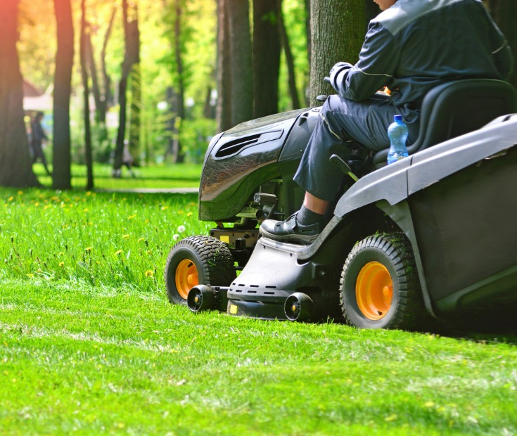 Tondeuses autoportées et tracteurs de jardin